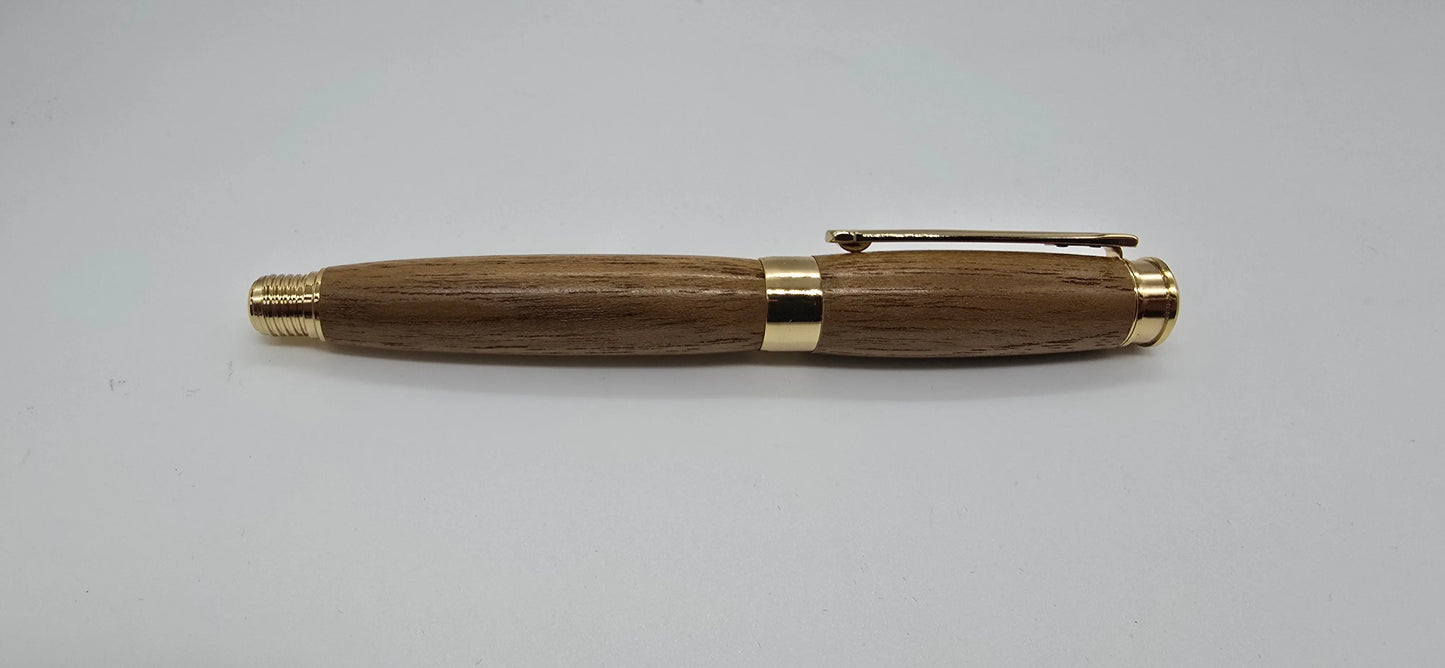 HMS Britannia Teak Fountain pen set - Graduation gift idea