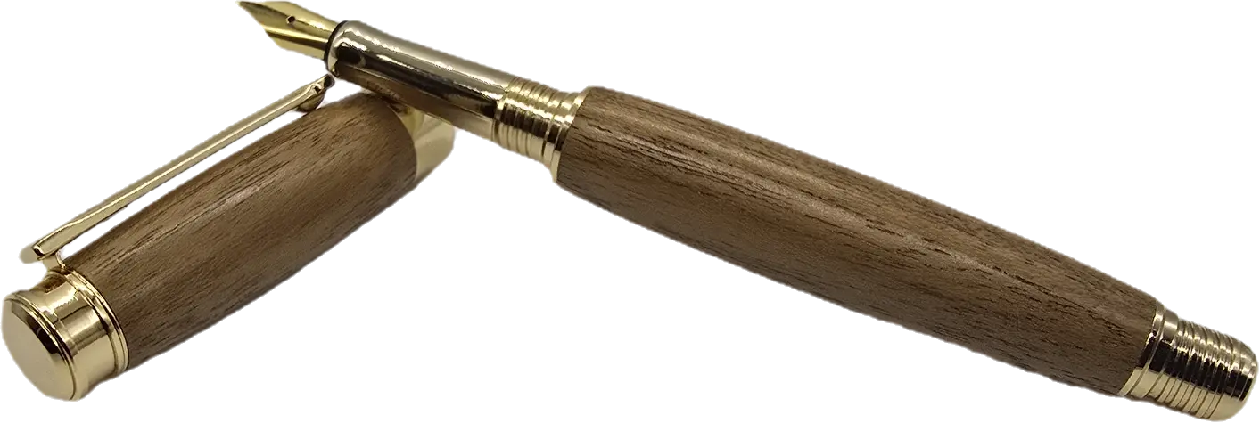 HMS Britannia Teak Fountain pen set - Graduation gift idea