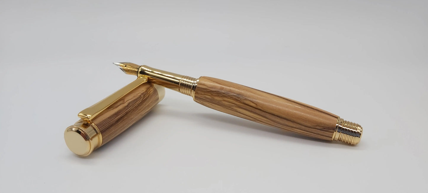Bethlehem Olive wood Fountain pen DevonPens