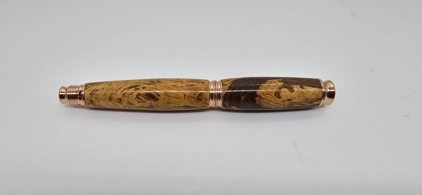 Killerton House - Cork Oak Fountain pen - Rose gold