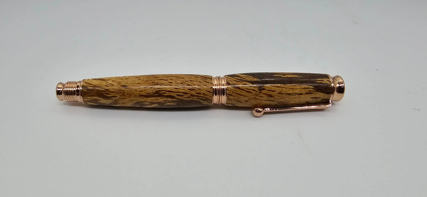 Killerton House - Cork Oak Fountain pen - Rose gold