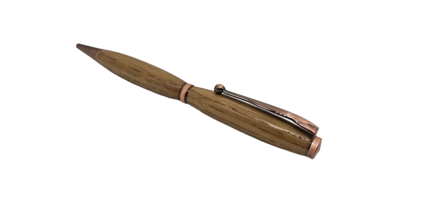 Red wine cask oak ballpoint pen