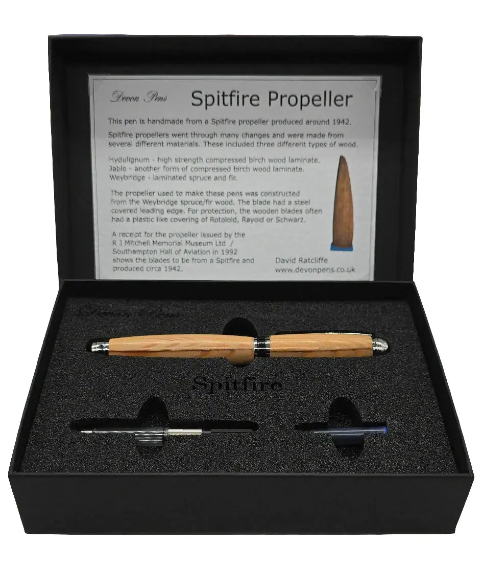 Spitfire propeller pen - fountain pen