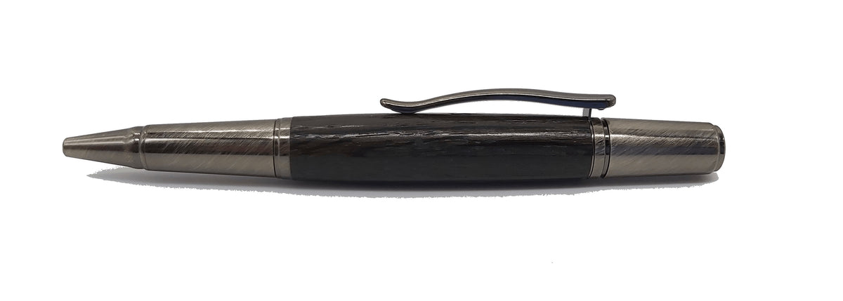 Ballpoint pen in Ancient English Bog Oak c3300 BC