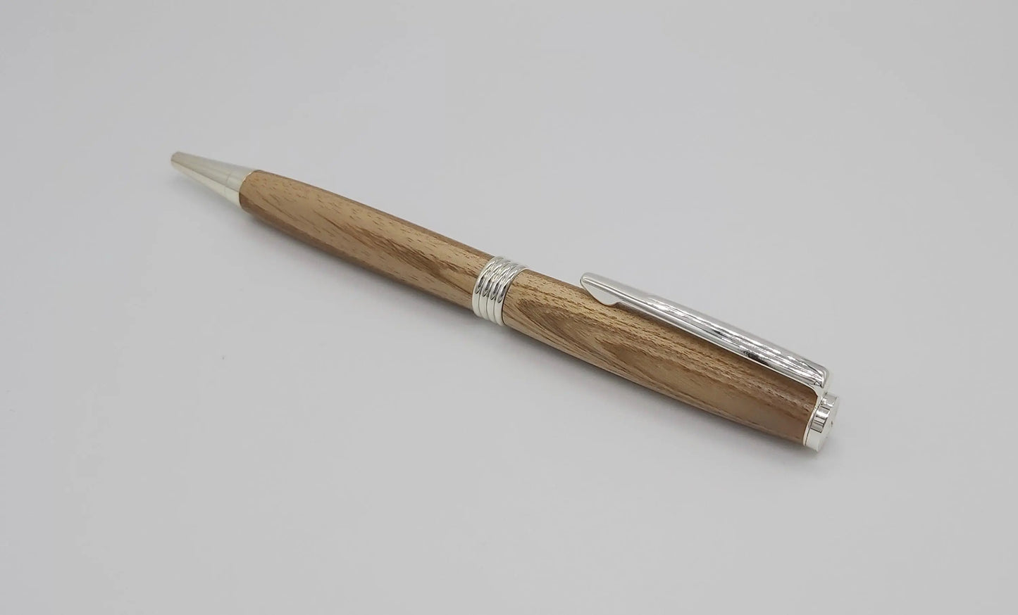 Ballpoint pen in Indian Bean tree from Buckland Abbey DevonPens