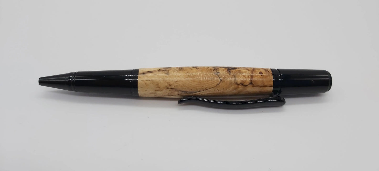 Buckland Abbey Spalted Cherry ballpoint pen DevonPens