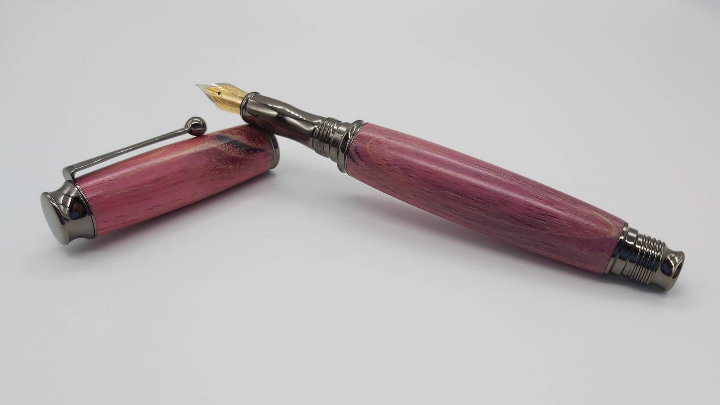 Cotehele House dyed Ash - Fountain pen. DevonPens