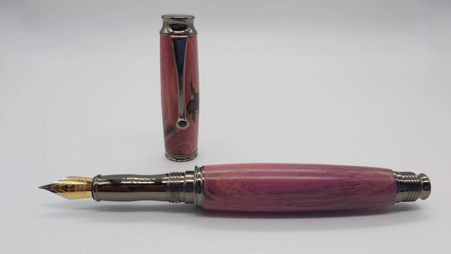 Cotehele House dyed Ash - Fountain pen. DevonPens