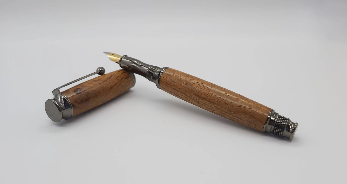Fountain pen in Chestnut from National trust property - Lanhydrock house, Cornwall DevonPens