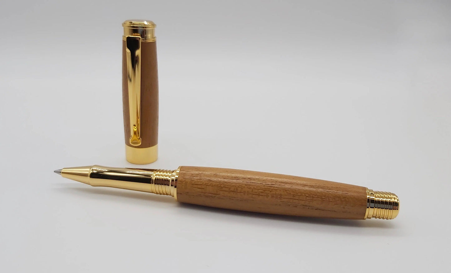 HMS Cornwall Teak rollerball pen DevonPens