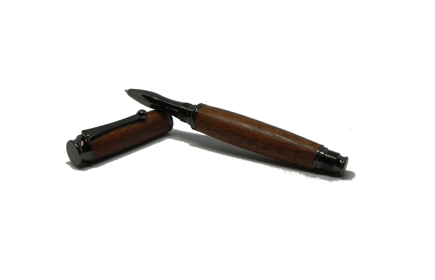Rollerball pen in African Mahogany from W2180 Railway carriage DevonPens