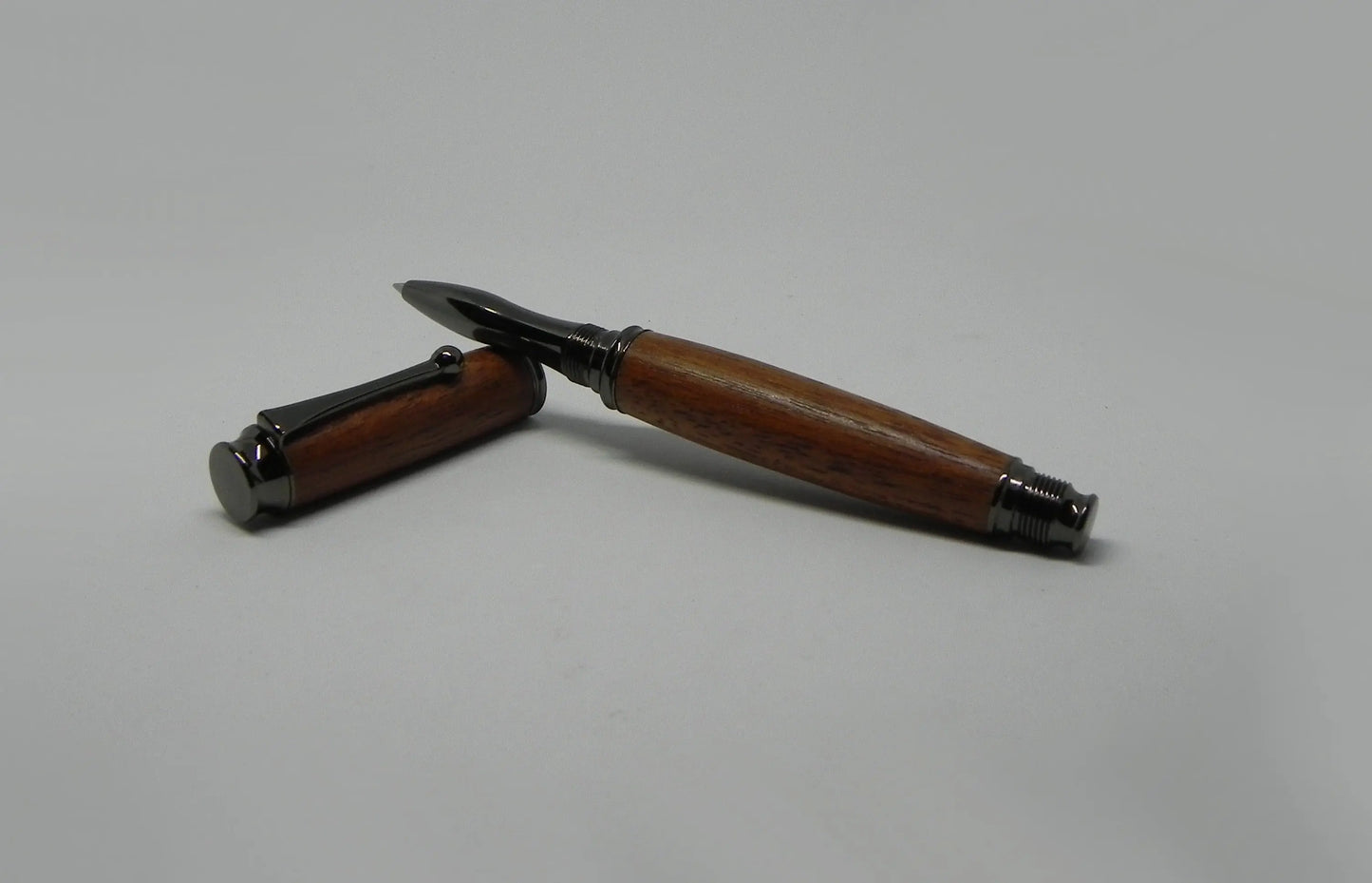 Rollerball pen in African Mahogany from W2180 Railway carriage DevonPens