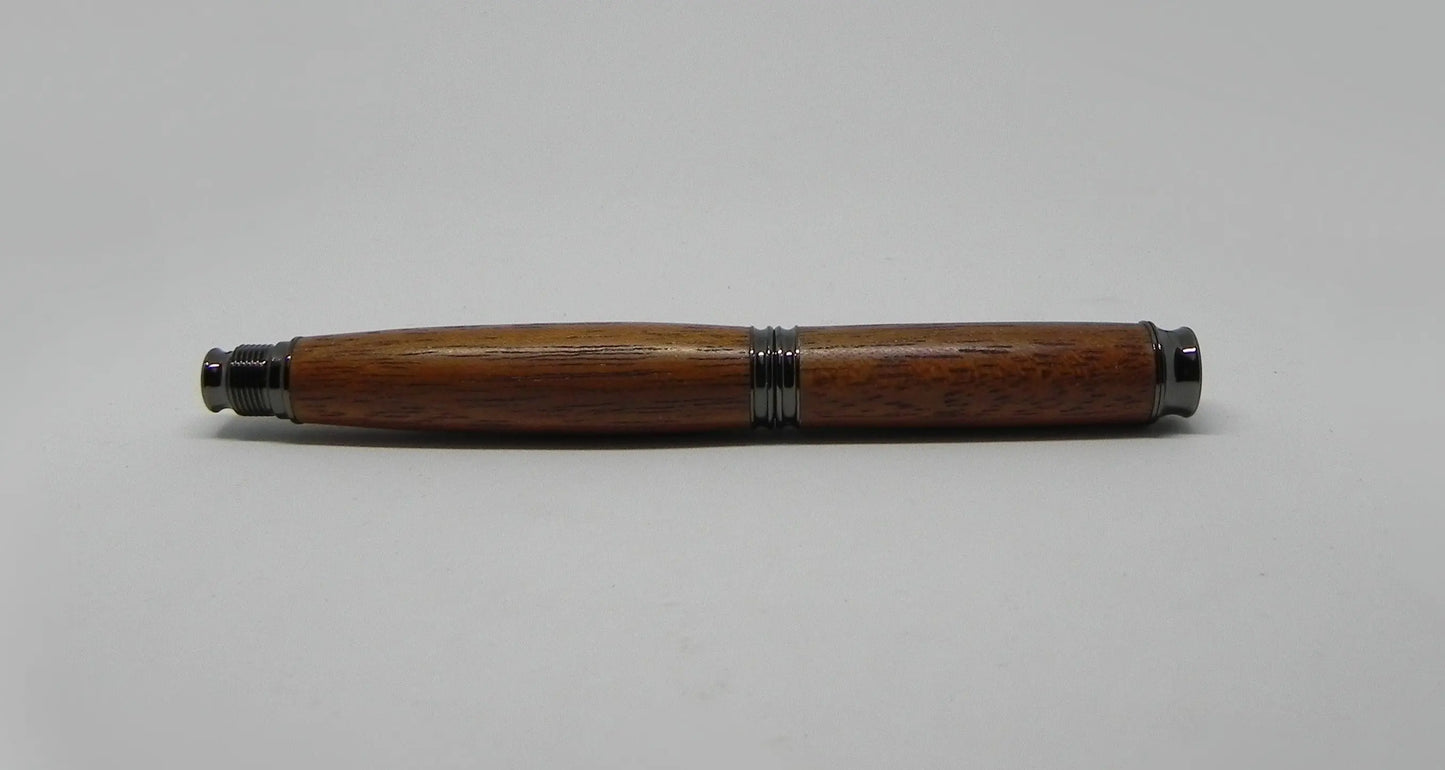 Rollerball pen in African Mahogany from W2180 Railway carriage DevonPens