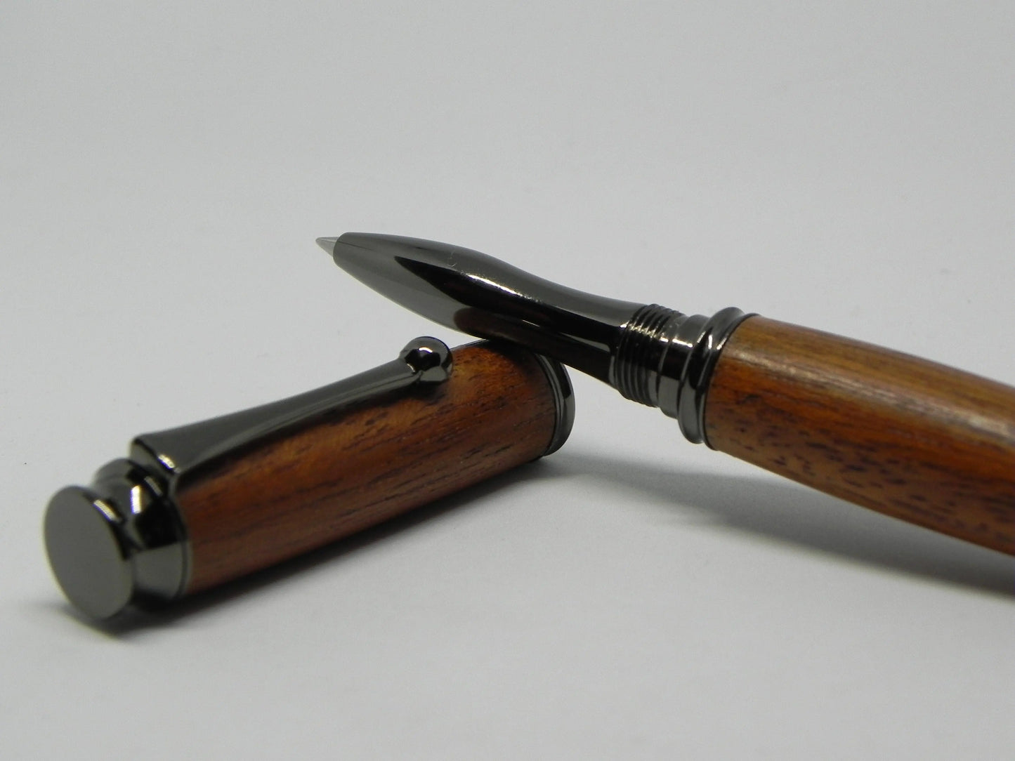 Rollerball pen in African Mahogany from W2180 Railway carriage DevonPens