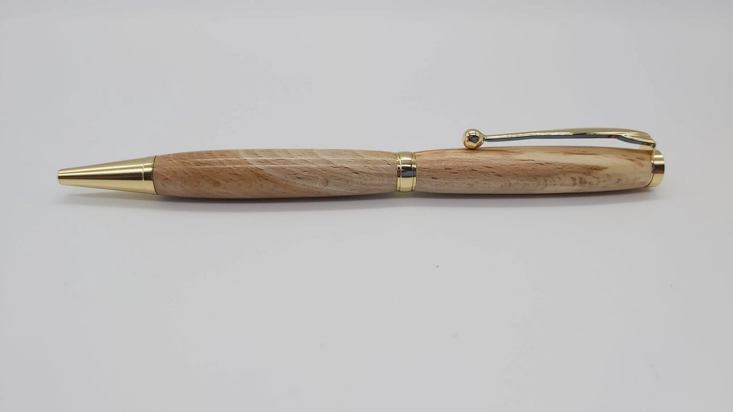 Saltram house- Spalted Beech ballpoint pen DevonPens