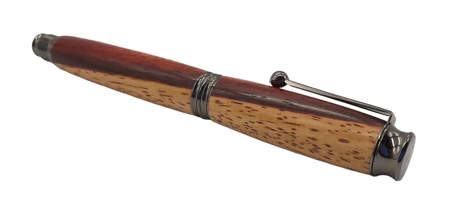 Unique fountain pen handmade in Cocobolo wood DevonPens