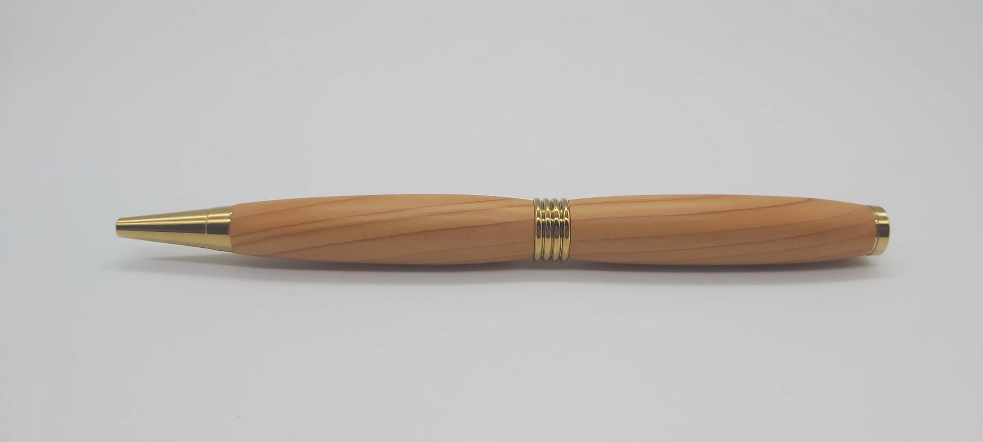 Dartmoor Elm ballpoint pen - Gold DevonPens