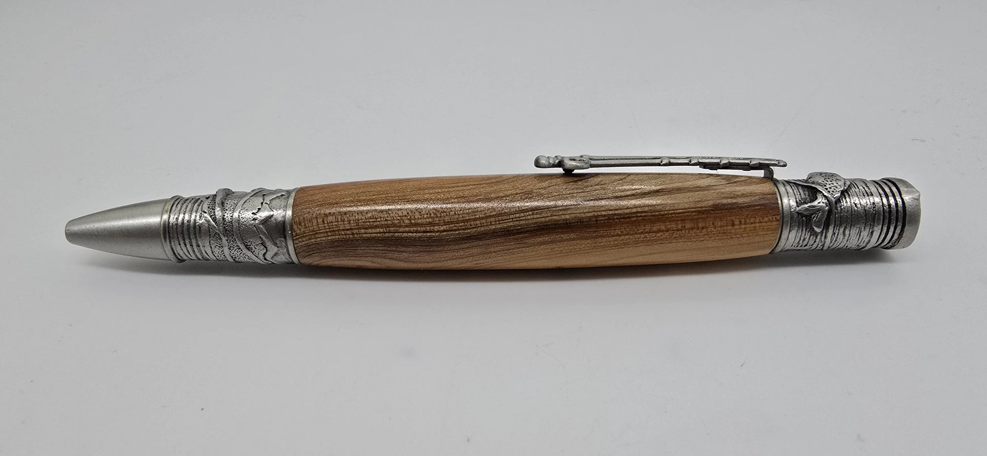 Exeter University Yew - fly fishing ballpoint pen 