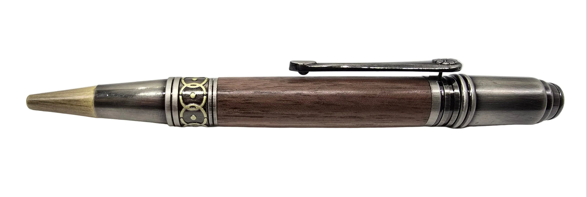 Capel Salem Pwllheli - "Our Welsh Chapel Dream" - Black walnut pen - Gun metal/Bronze 
