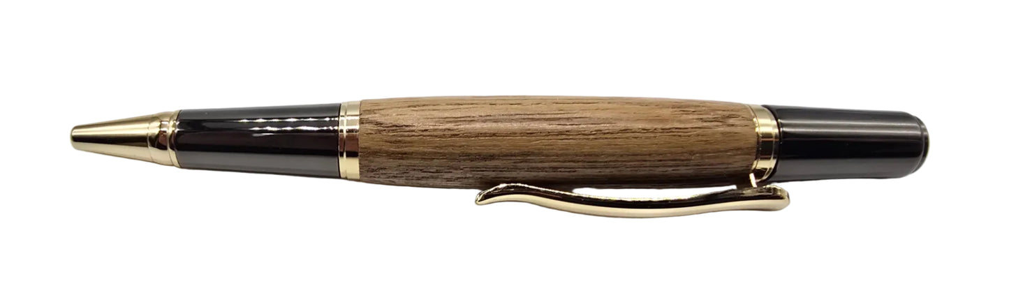 HMS Victory Teak Ballpoint pen - Gold/Gunmetal 