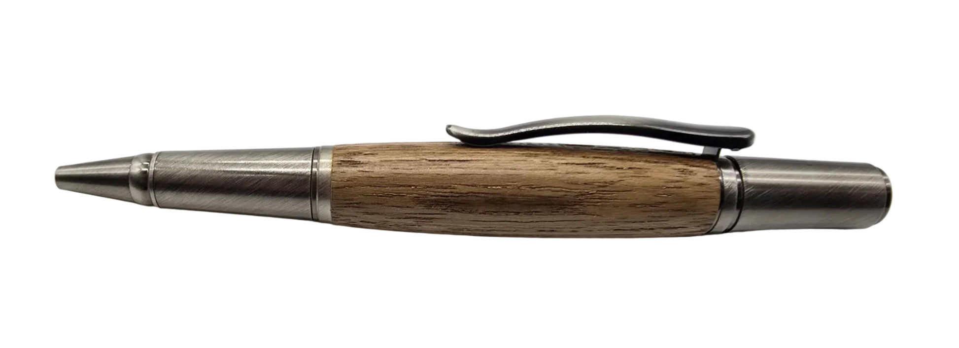 HMS Victory Teak Ballpoint pen - Pewter 