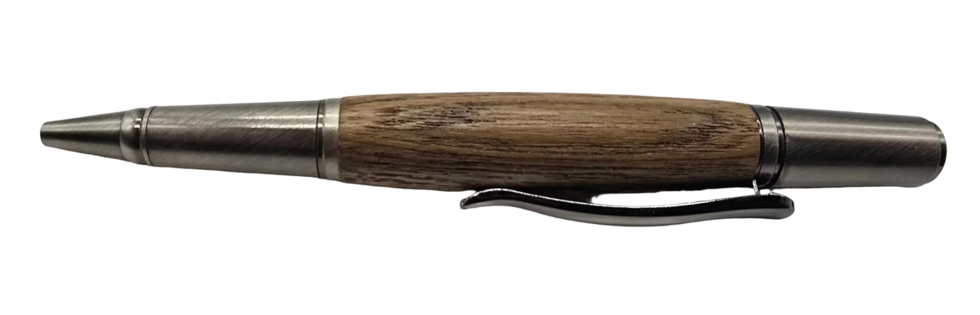 HMS Victory Teak Ballpoint pen - Pewter 