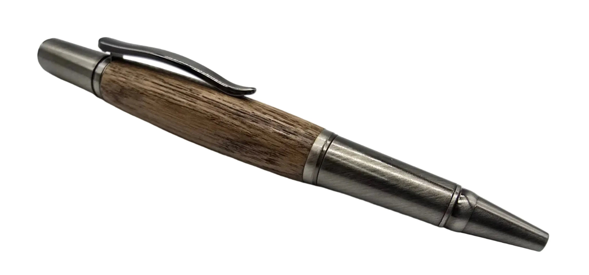 HMS Victory Teak Ballpoint pen - Pewter 