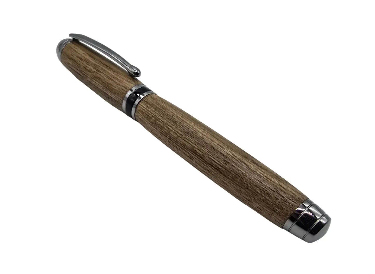 HMS Victory Teak Fountain pen - Black titanium 