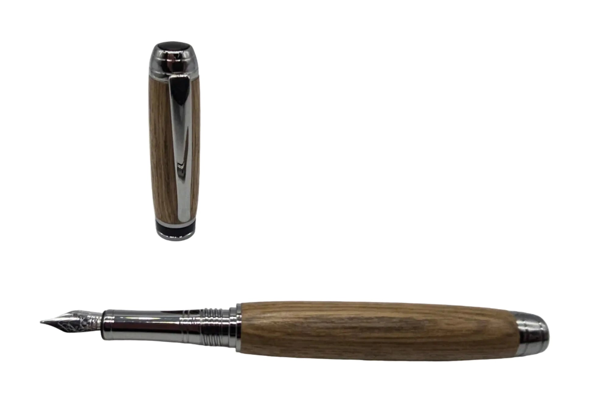HMS Victory Teak Fountain pen - Black titanium 