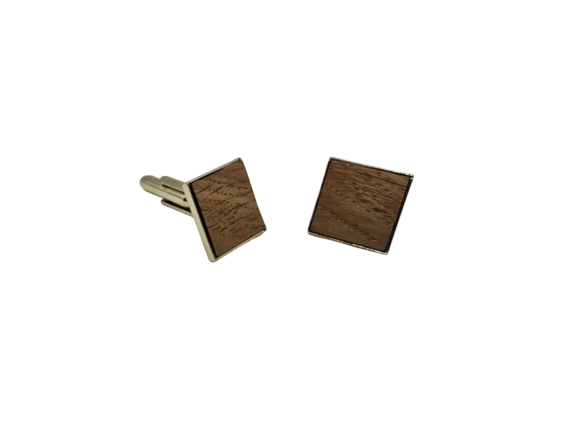 HMS Victory Oak Cufflinks - gold plated 
