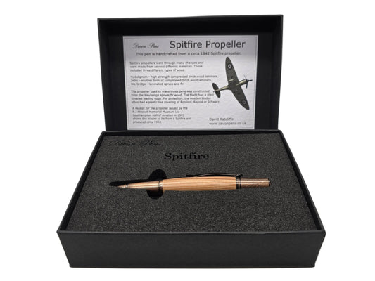 Spitfire propeller - ballpoint pen Antique Copper - DevonPens
