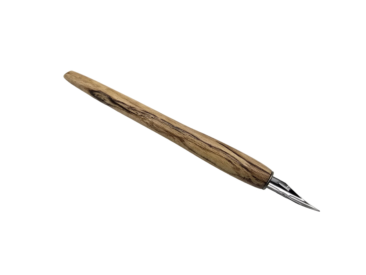 Dip pen in Buckland Abbey Cherry Nikko G nib fitted - DevonPens