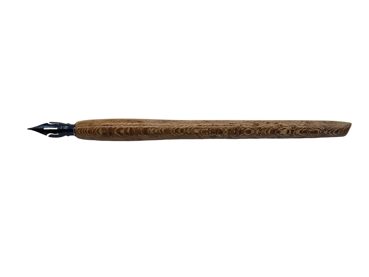 Dip pen in Lacewood from Powderham Castle - DevonPens