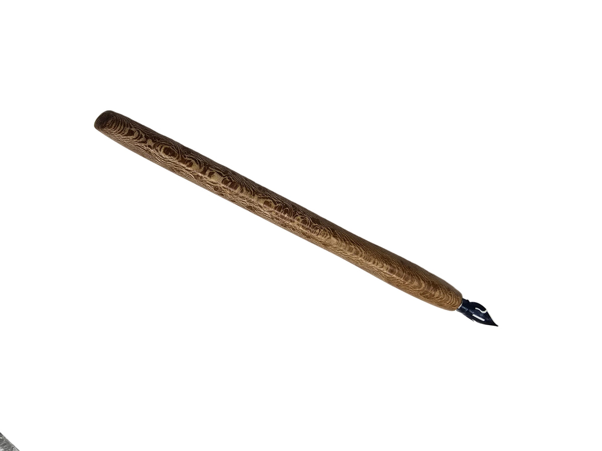 Dip pen in Lacewood from Powderham Castle - DevonPens