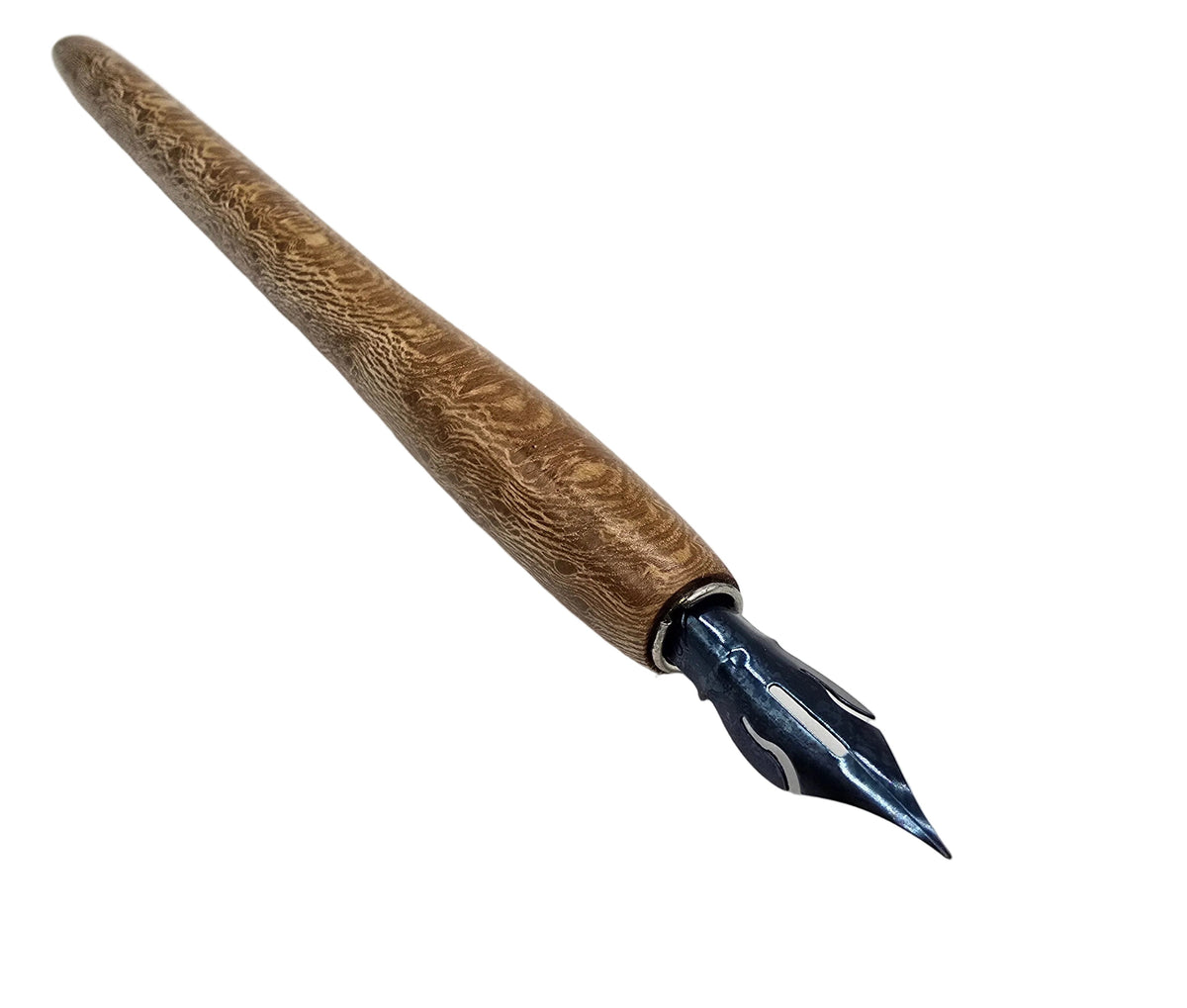 Dip pen in Lacewood from Powderham Castle - DevonPens