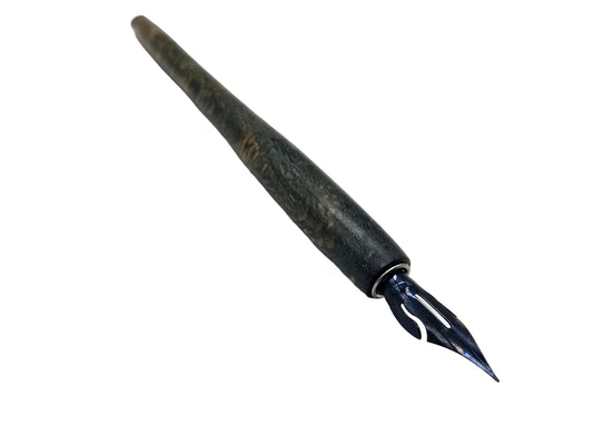Dip Pen in Dyed Lacewood from Powderham Castle - DevonPens