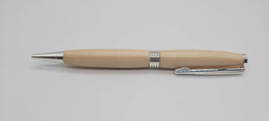 Ballpoint pen in Apple wood from Saltram House Plymouth DevonPens