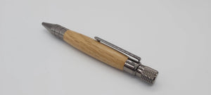 Ballpoint pen in Oak from Lanhydrock House, Cornwall DevonPens