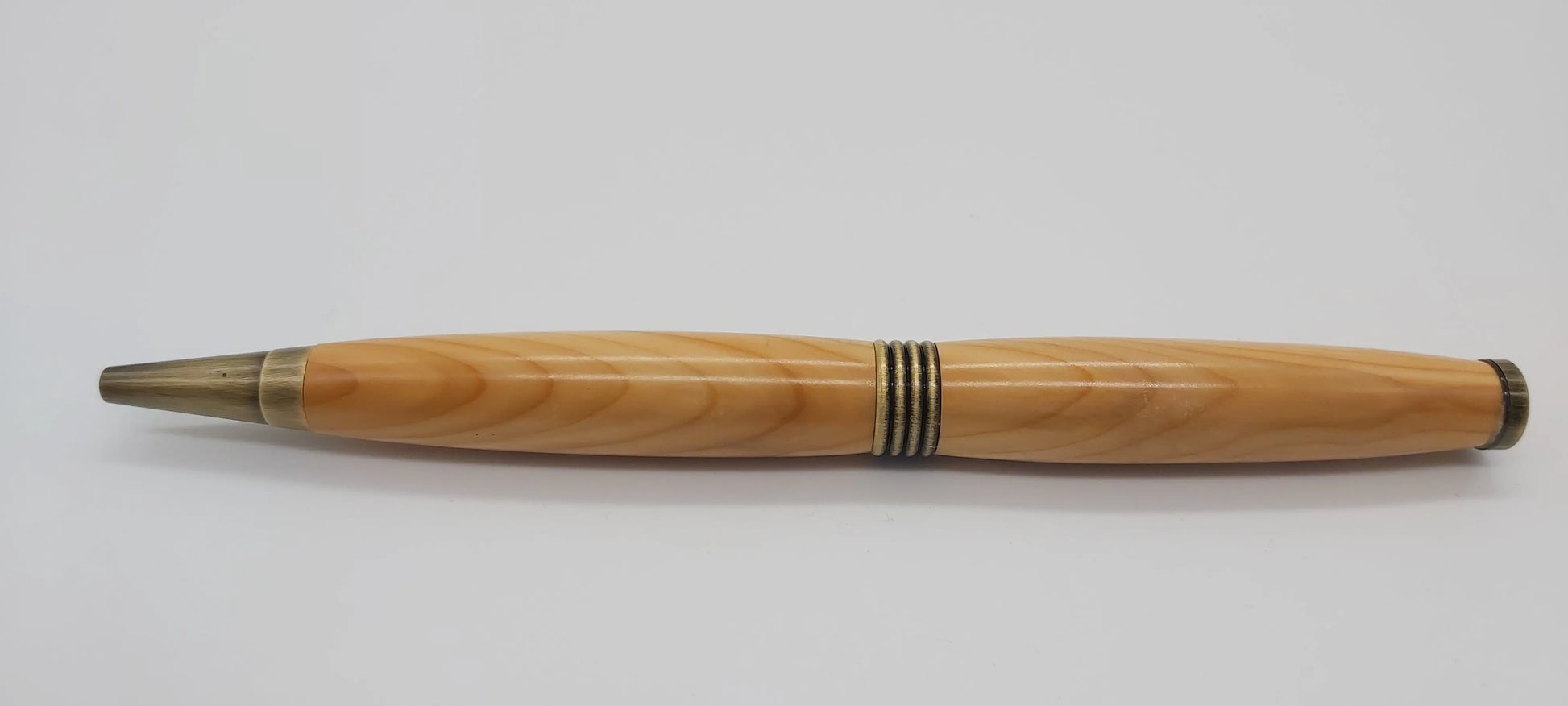Ballpoint pen in Yew from Thomas Hardy's House Max gate DevonPens