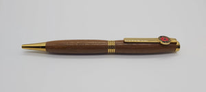 Ballpoint pen in Teak from HMS Britannia, Dartmouth (1869-1905) DevonPens