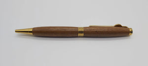 Ballpoint pen in Teak from HMS Britannia, Dartmouth (1869-1905) DevonPens