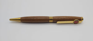 Ballpoint pen in Teak from HMS Britannia, Dartmouth (1869-1905) DevonPens