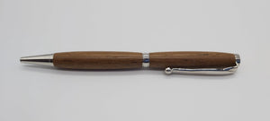 Ballpoint twist pen in Teak from HMS Britannia, Dartmouth (1869-1905) DevonPens