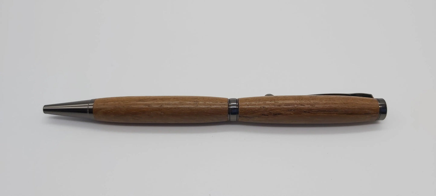 Ballpoint twist pen in Teak from HMS Britannia, Dartmouth (1869-1905) DevonPens