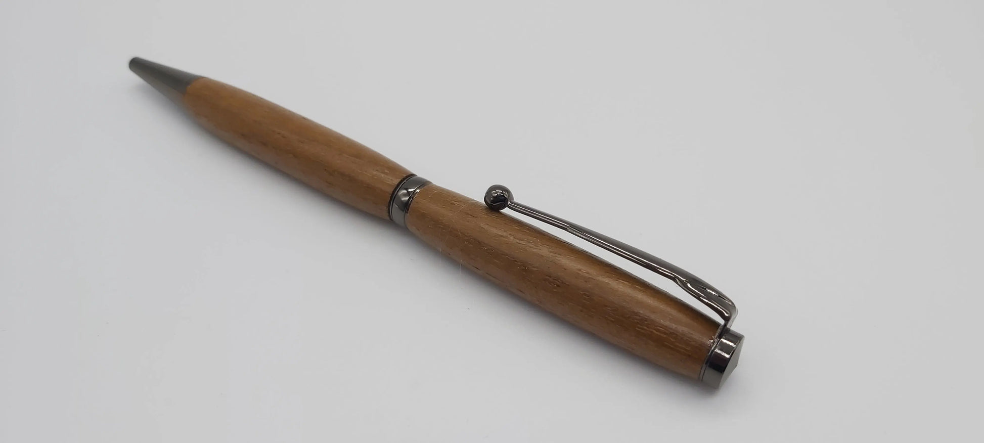 Ballpoint twist pen in Teak from HMS Britannia, Dartmouth (1869-1905) DevonPens
