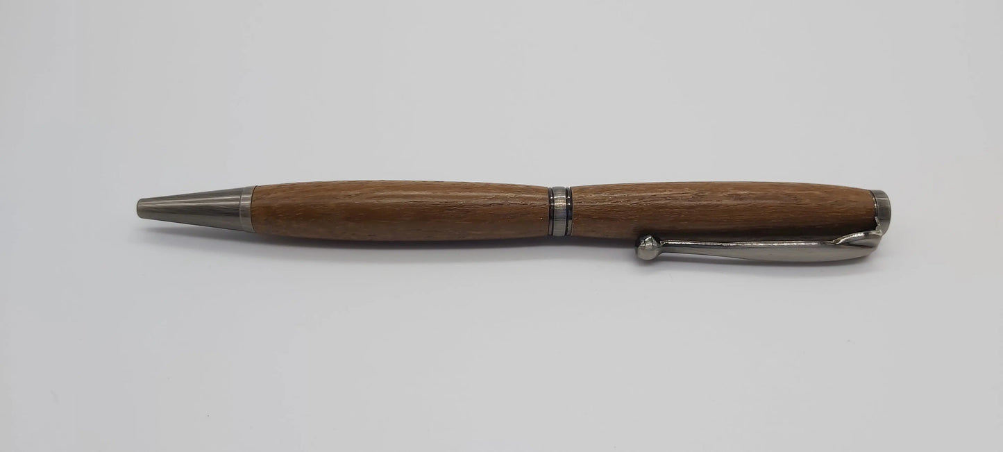 Ballpoint twist pen in Teak from HMS Britannia, Dartmouth (1869-1905) DevonPens