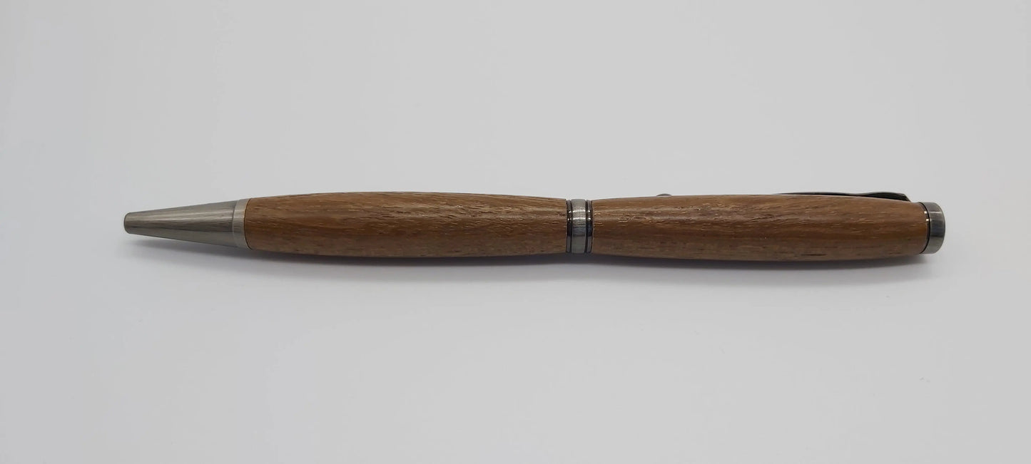 Ballpoint twist pen in Teak from HMS Britannia, Dartmouth (1869-1905) DevonPens