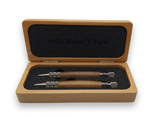 Ford Model T wheel spokes pen & pencil set DevonPens