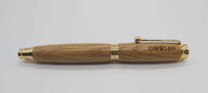 Fountain pen in Oak from GWR 169 DevonPens
