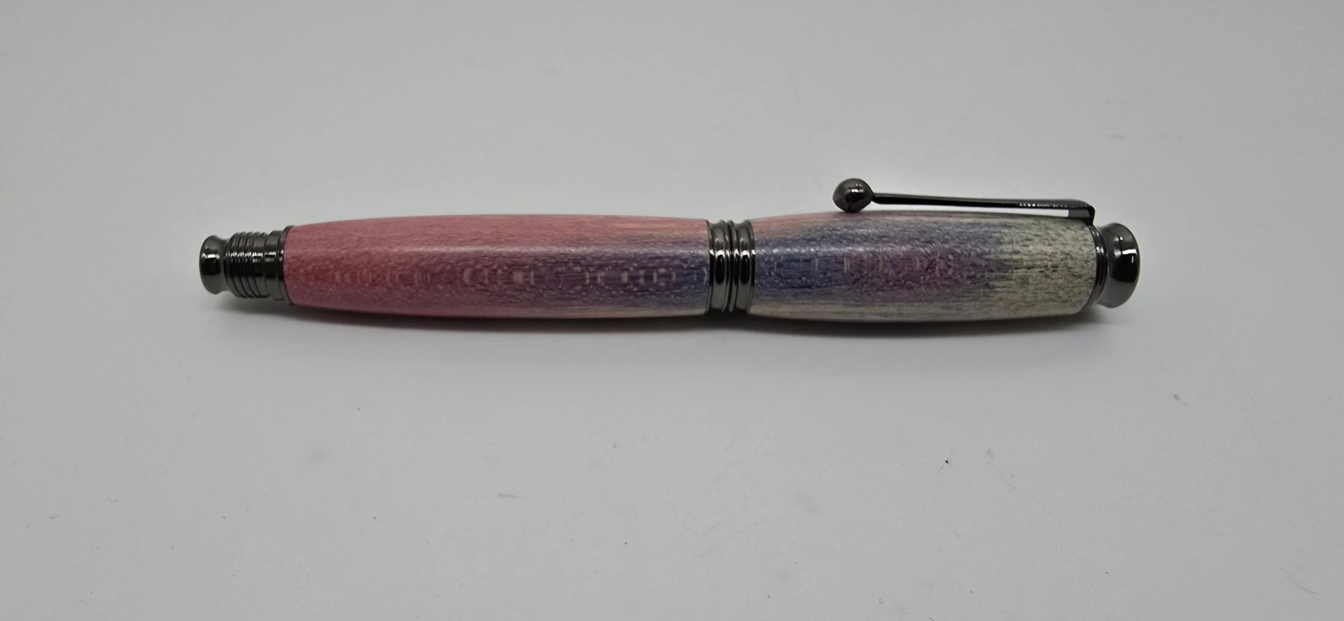 Fountain pen in dyed Sycamore from Saltram House Plymouth 